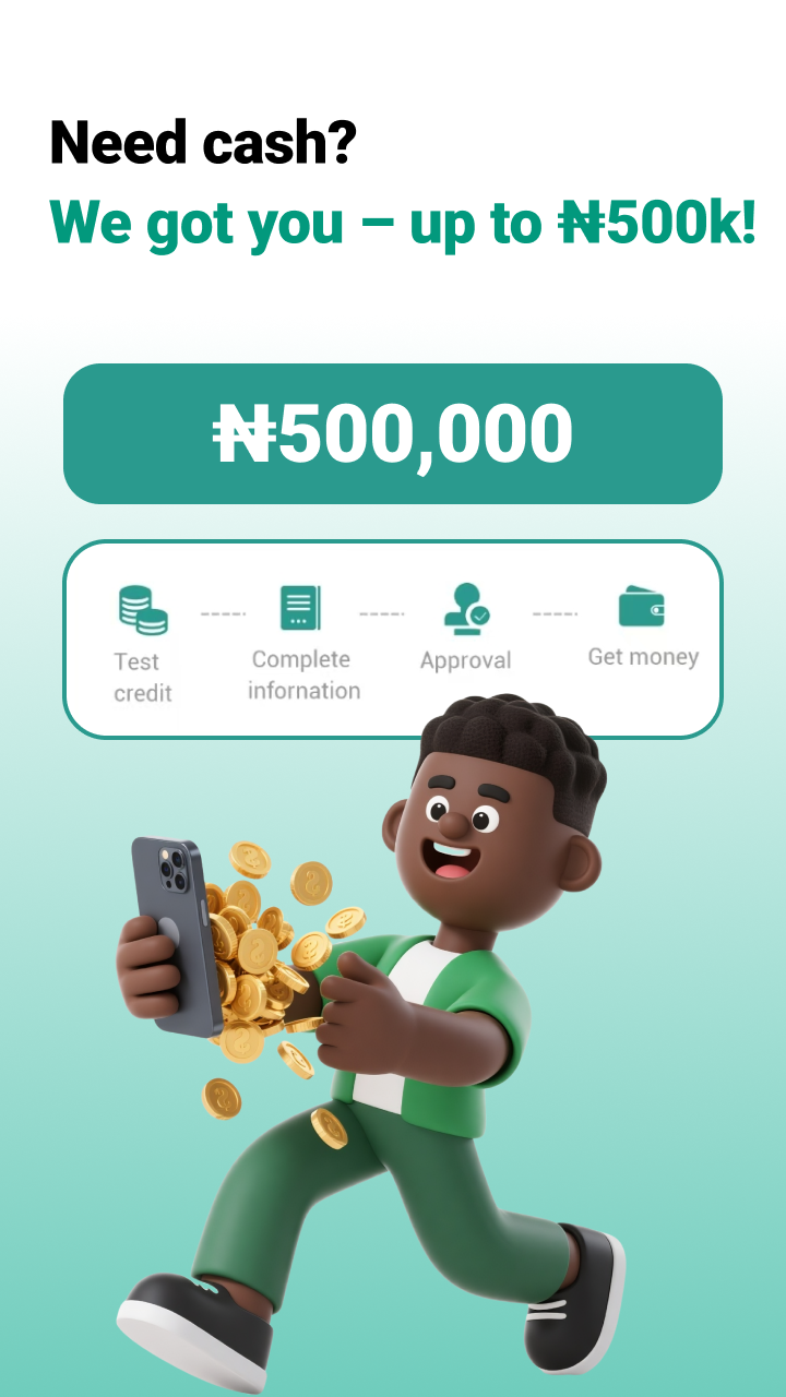 KoloMoney app screenshot showing repayment schedule